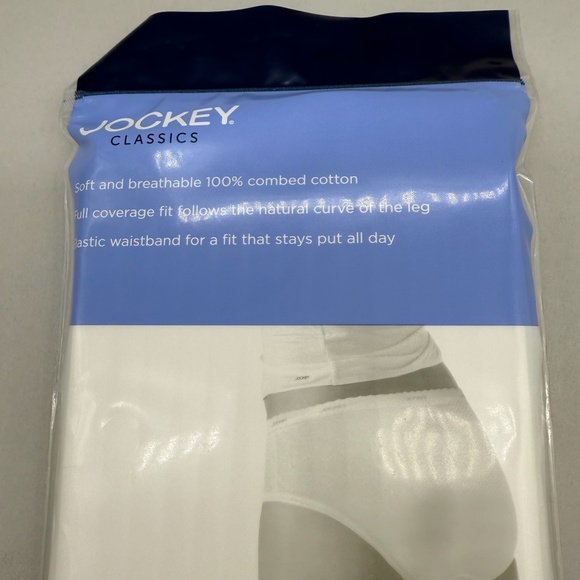 Jockey. Classic Hipster, Nude, All Cotton Size 5 New in Packaging (3 pairs) - Picture 9 of 10